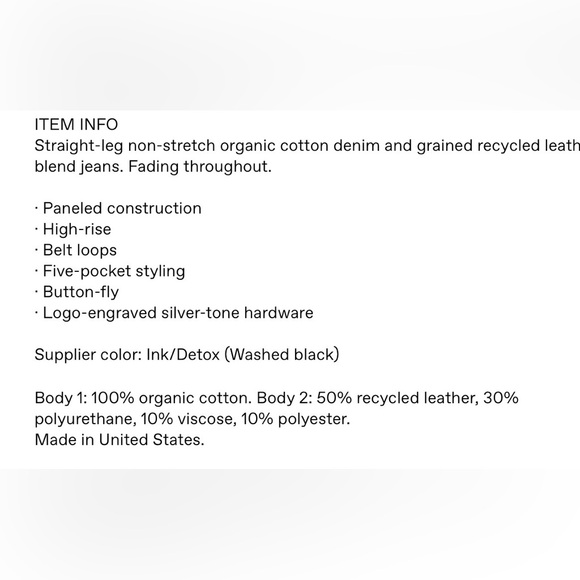 ❤️Agolde Black Denim size 23 Jeans- offers welcomed!!!!!❤️ - Picture 9 of 9